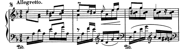 Gavotta   in D Minor 
by Albéniz piano sheet music