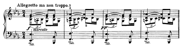 Bajo la palmera (Cuba) Op. 232 No. 3  in E-flat Major 
by Albéniz piano sheet music