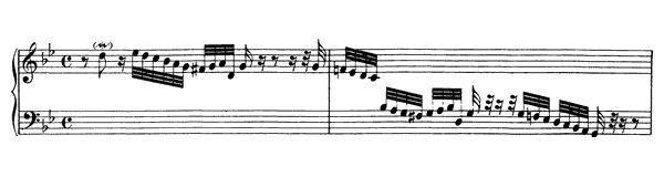 Fantasia BWV 917  in G Minor 
by Bach piano sheet music