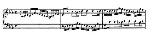 Fantasia BWV 919  in C Minor 
by Bach piano sheet music