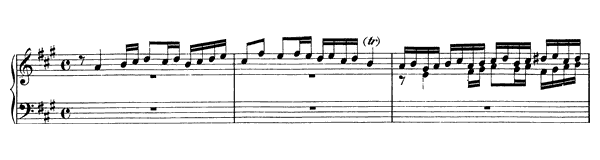 Fugue on a Theme by Albinoni BWV 950  in A Major 
by Bach piano sheet music