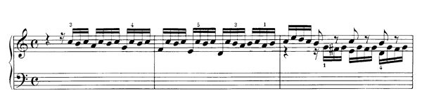 Fugue BWV 953    in C Major 
by Bach piano sheet music