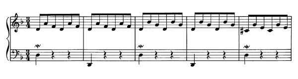 Small Prelude BWV 926    in D Minor 
by Bach piano sheet music