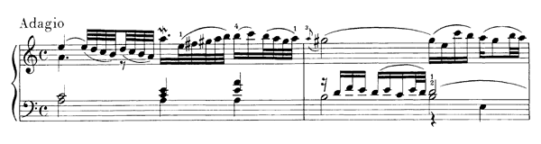 Sonata - after Reinken BWV 965    in A Minor 
by Bach piano sheet music