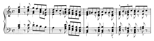 Sonata BWV 967    in A Minor 
by Bach piano sheet music