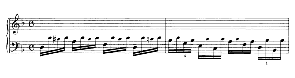 Toccata BWV 913    in D Minor 
by Bach piano sheet music