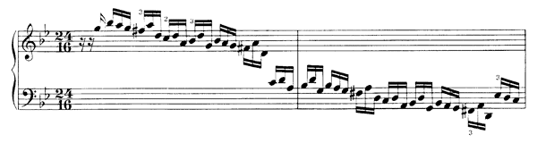 Toccata BWV 915    in G Minor 
by Bach piano sheet music