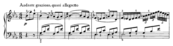 Bagatelle Op. 33 No. 1  in E-flat Major 
by Beethoven piano sheet music