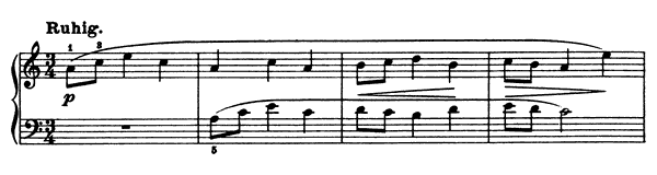 Ernst und Scherz   in A Minor 
by Beyer piano sheet music