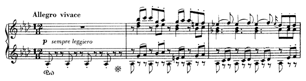 Scherzo   in A-flat Major 
by Borodin piano sheet music