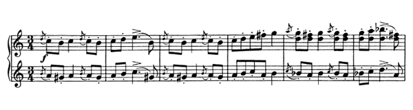 Waltz Op. 39 No. 14  in C Major 
by Brahms piano sheet music