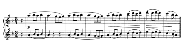 Waltz Op. 39 No. 16  in D Minor 
by Brahms piano sheet music