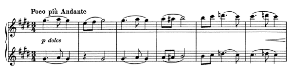 Waltz Op. 39 No. 7  in E Major 
by Brahms piano sheet music