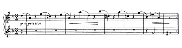 Waltz Op. 39 No. 9  in D Minor 
by Brahms piano sheet music