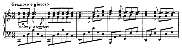 Intermezzo Op. 119 No. 3  in C Major 
by Brahms piano sheet music