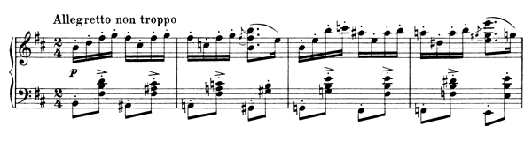 Capriccio Op. 76 No. 2  in B Minor 
by Brahms piano sheet music