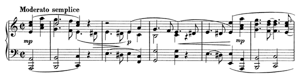 Intermezzo Op. 76 No. 7  in A Minor 
by Brahms piano sheet music