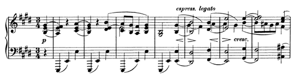 Waltz Op. 39 No. 12  in E Major 
by Brahms piano sheet music