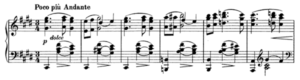 Waltz Op. 39 No. 7  in E Major 
by Brahms piano sheet music