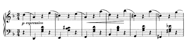 Waltz Op. 39 No. 9  in D Minor 
by Brahms piano sheet music