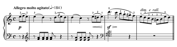 The Farewell Op. 100 No. 12  in A Minor 
by Burgmüller piano sheet music