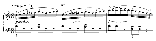 Velocity Op. 109 No. 10  in C Major 
by Burgmüller piano sheet music