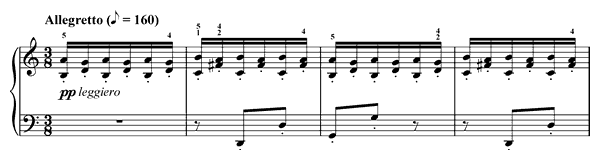 The Merry Maiden Op. 109 No. 6  in C Major 
by Burgmüller piano sheet music