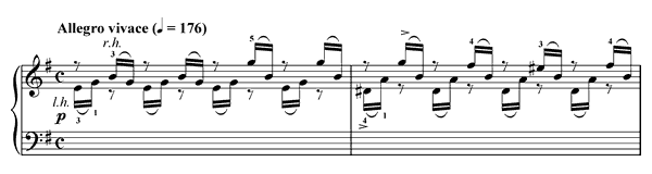 Agitato Op. 109 No. 8  in E Minor 
by Burgmüller piano sheet music