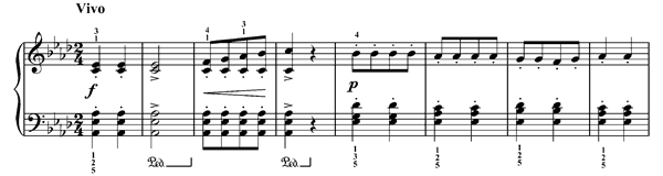 Galop Marquis   in A-flat Major 
by Chopin piano sheet music