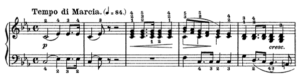 Marche Funèbre Op. 72 No. 2  in C Minor 
by Chopin piano sheet music