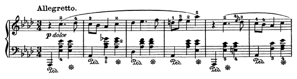 Mazurka 37 Op. 59 No. 2  in A-flat Major 
by Chopin piano sheet music