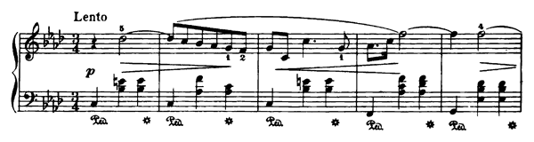 Mazurka 40 Op. 63 No. 2  in F Minor 
by Chopin piano sheet music