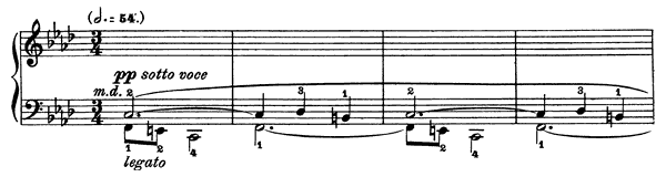 Mazurka 7 Op. 7 No. 3  in F Minor 
by Chopin piano sheet music