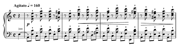 Etude Op. 25 No. 4  in A Minor 
by Chopin piano sheet music