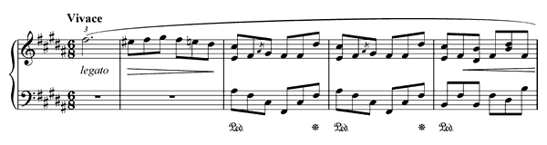 Prelude Op. 28 No. 11  in B Major 
by Chopin piano sheet music