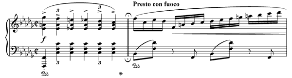 Prelude Op. 28 No. 16  in B-flat Minor 
by Chopin piano sheet music