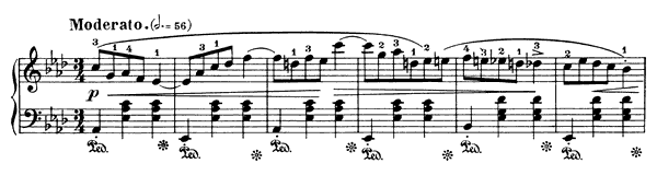 Waltz 8 Op. 64 No. 3  in A-flat Major 
by Chopin piano sheet music