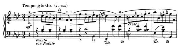 Waltz 12 Op. 70 No. 2  in F Minor 
by Chopin piano sheet music