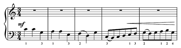 A Trumpet minuet   in C Major 
by Clarke piano sheet music