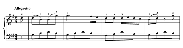 Sonatina Op. 36 No. 2  in G Major 
by Clementi piano sheet music