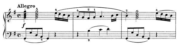 Sonatina Op. 4 No. 4  in G Major 
by Clementi piano sheet music