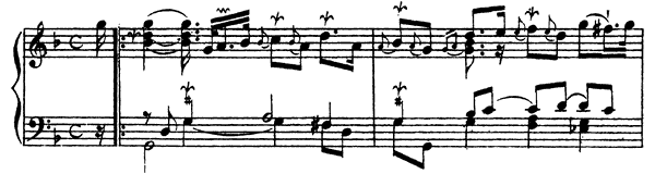 Ordre 1   in G Minor 
by Couperin piano sheet music