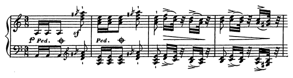 Impromptu: Le Sabbat (Witches Dance) Op. 5 No. 1  in A Minor 
by Wieck-Schumann piano sheet music