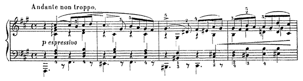 Nocturne Op. 22 No. 3  in F-sharp Minor 
by Cui piano sheet music