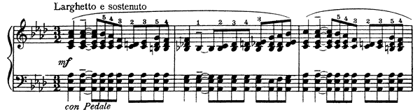 Prelude Op. 64 No. 17  in A-flat Major 
by Cui piano sheet music