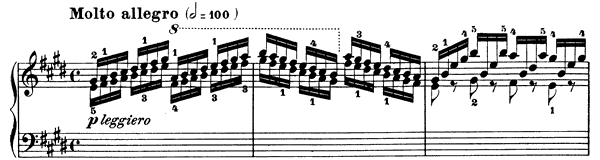 Study Op. 299 No. 29  in E Major 
by Czerny piano sheet music