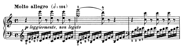 Study Op. 299 No. 7  in C Major 
by Czerny piano sheet music