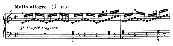 Study Op. 299 No. 9  in C Major 
by Czerny piano sheet music