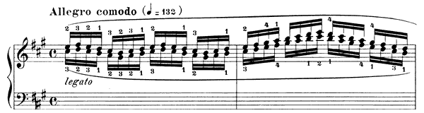 Study Op. 849 No. 23  in A Major 
by Czerny piano sheet music