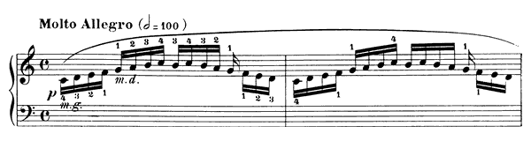 Study Op. 849 No. 29  in C Major 
by Czerny piano sheet music